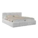 M&ouml;belix Polsterbett Noe Hellgrau 180x200 cm