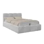 M&ouml;belix Polsterbett NOE Hellgrau 120x200 cm