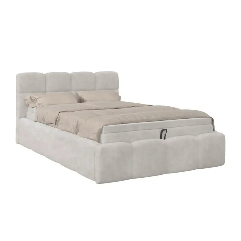 Polsterbett Noe Cremefarben 120x200 cm