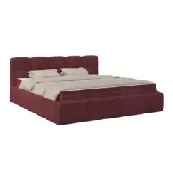 Polsterbett Noe Bordeaux 160x200 cm
