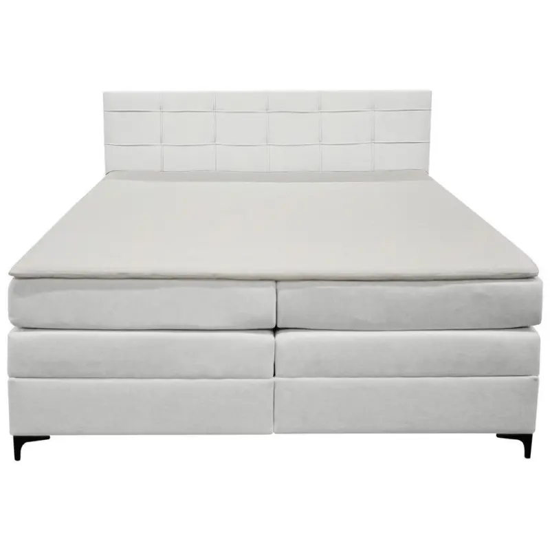 Boxspringbett MITTO Beige 200x200 cm