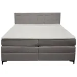 M&ouml;belix Boxspringbett MITTO Grau 180x200 cm
