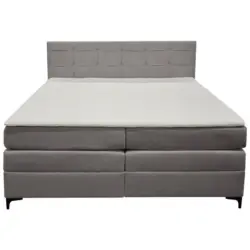 Boxspringbett MITTO Grau 180x200 cm