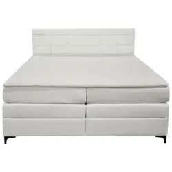 Boxspringbett MITTO Creme 200x200 cm