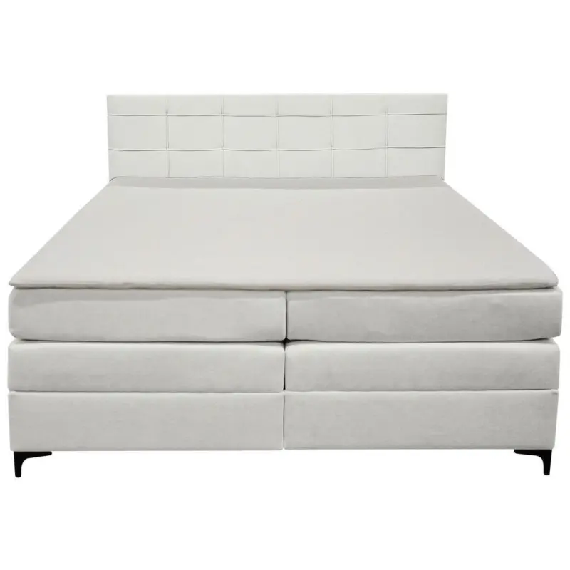 Boxspringbett MITTO Creme 200x200 cm