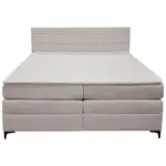 M&ouml;belix Boxspringbett MITTO Lavagrau 180x200 cm