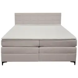 Boxspringbett MITTO Lavagrau 180x200 cm