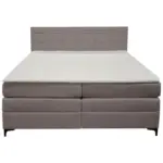 M&ouml;belix Boxspringbett MITTO Taupe 200x200 cm