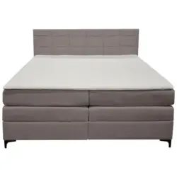 Boxspringbett MITTO Taupe 140x200 cm