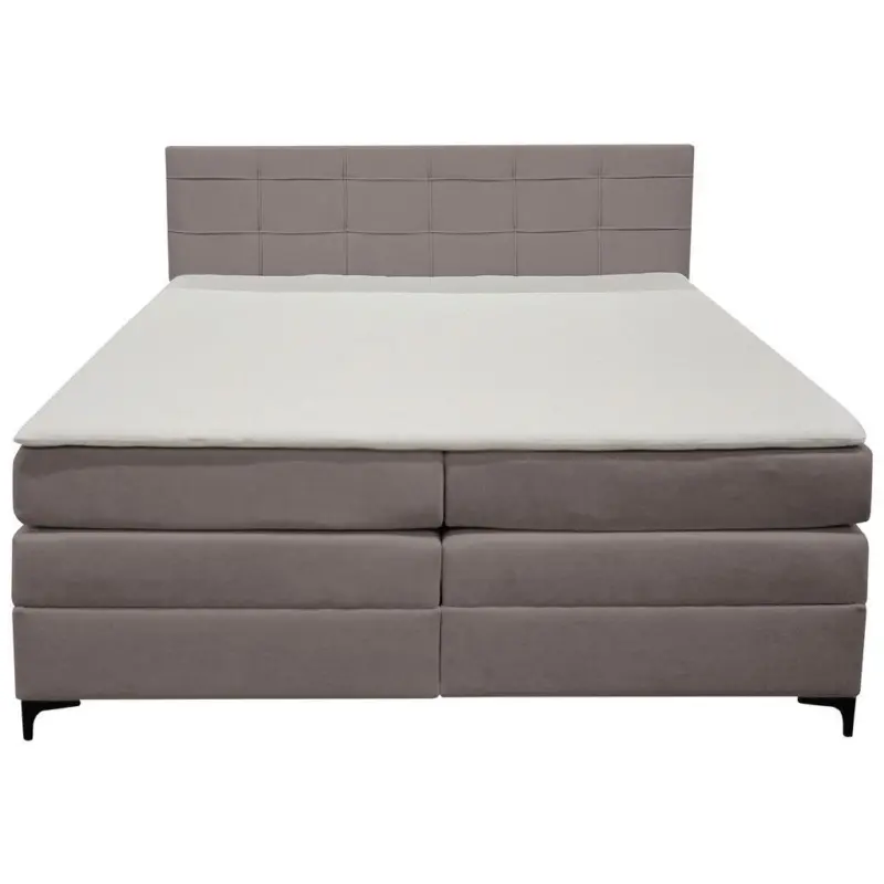 Boxspringbett MITTO Taupe 140x200 cm