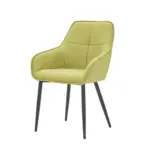 M&ouml;belix Armlehnstuhl Leinen Gr&uuml;n, B: 55cm