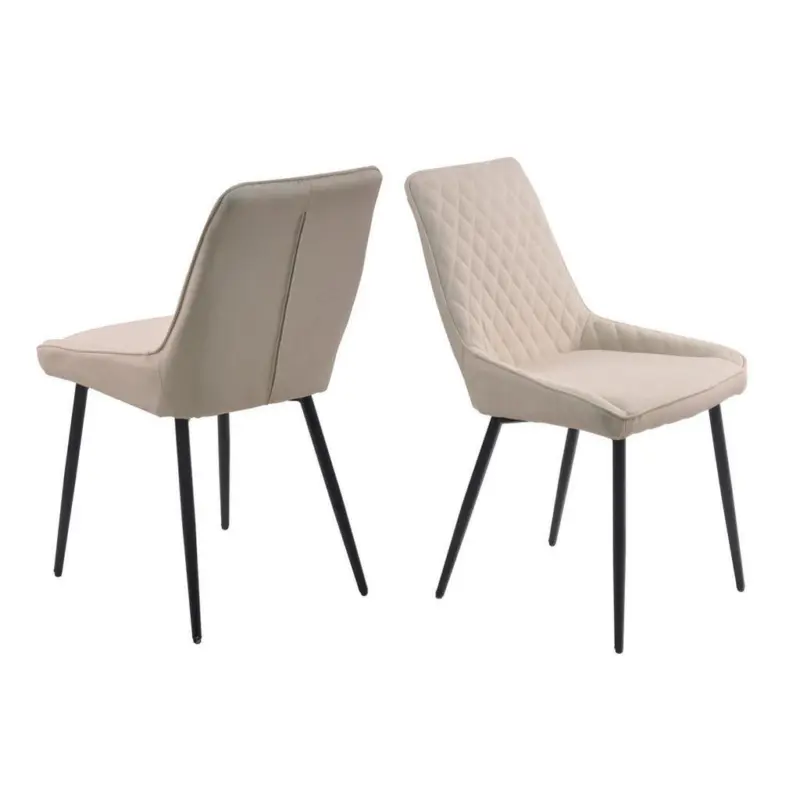 Stuhl-Set Beige, B: 52 cm