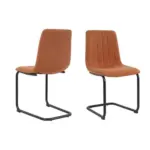 M&ouml;belix Stuhl-Set Braun, B: 43cm