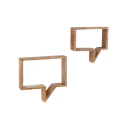 Wandregalset Naturfarben B: 46-39 cm