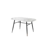 M&ouml;belix Esstisch Schwarz, Wei&szlig; L: 140cm