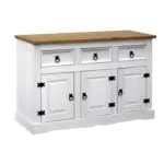 M&ouml;belix Sideboard Wei&szlig; B: 130cm