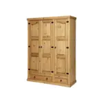 M&ouml;belix Dreht&uuml;renschrank Honig B: 151 cm