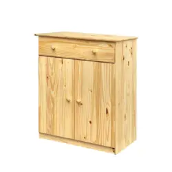 Kommode Naturfarben B: 91cm