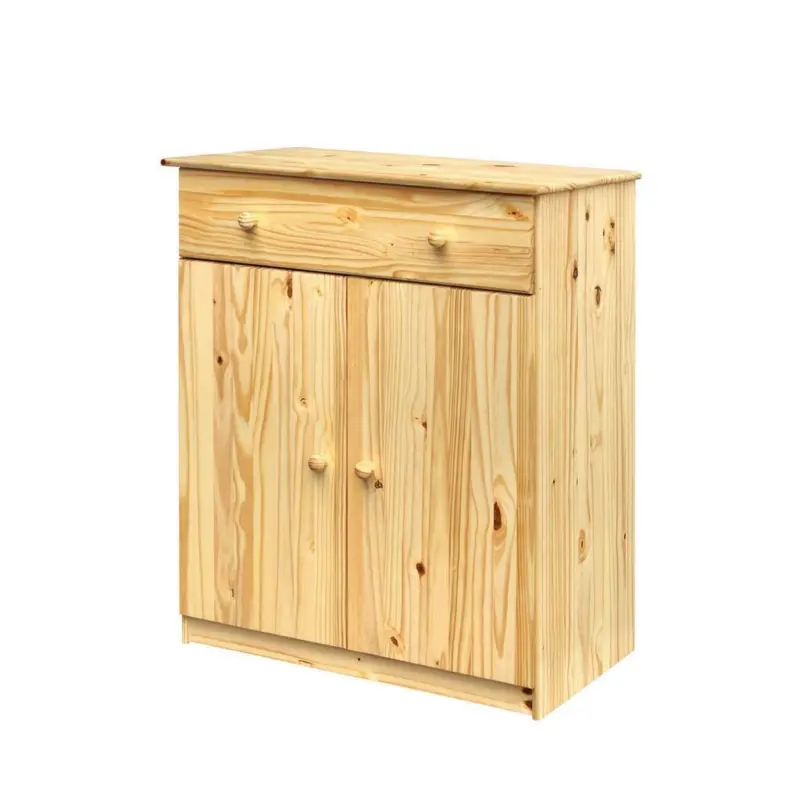 Kommode Naturfarben B: 91cm