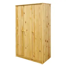 Kleiderschrank Naturfarben B: 107cm