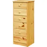 M&ouml;belix Kommode Naturfarben B: 43cm