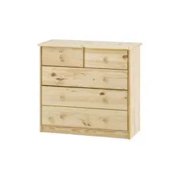 Kommode Naturfarben B: 81cm