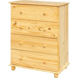 Kommode Naturfarben B: 80cm