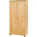 M&ouml;belix Kleiderschrank Naturfarben B: 82cm