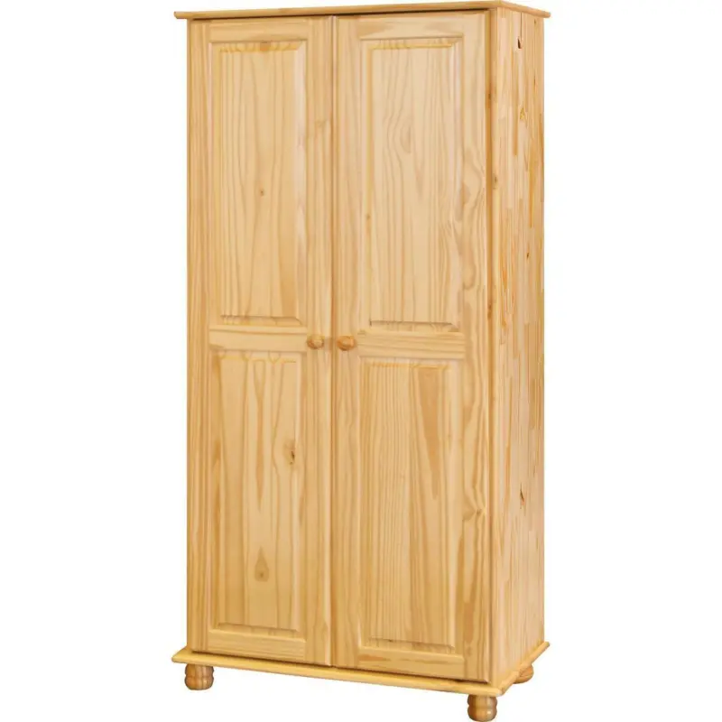 Kleiderschrank Naturfarben B: 82cm