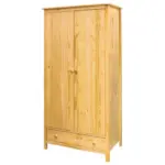 M&ouml;belix Dreht&uuml;renschrank Naturfarben B: 100 cm