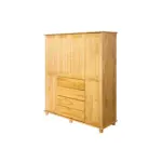 M&ouml;belix Dreht&uuml;renschrank Naturfarben B: 156 cm