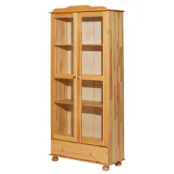 Vitrine Naturfarben B: 85cm