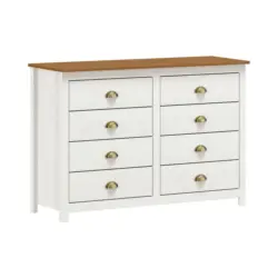 Kommode Wei&szlig; B: 125cm