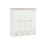 M&ouml;belix Dreht&uuml;renschrank Wei&szlig; B: 176 cm