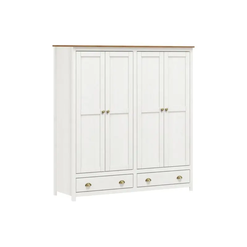 Dreht&uuml;renschrank Wei&szlig; B: 176 cm