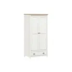M&ouml;belix Dreht&uuml;renschrank Wei&szlig; B: 91 cm