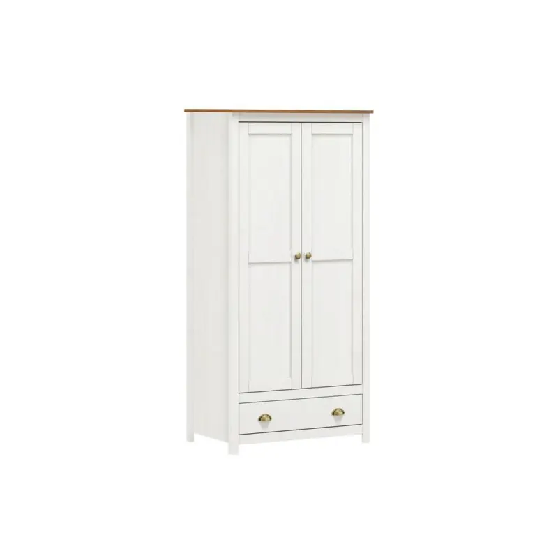 Dreht&uuml;renschrank Wei&szlig; B: 91 cm
