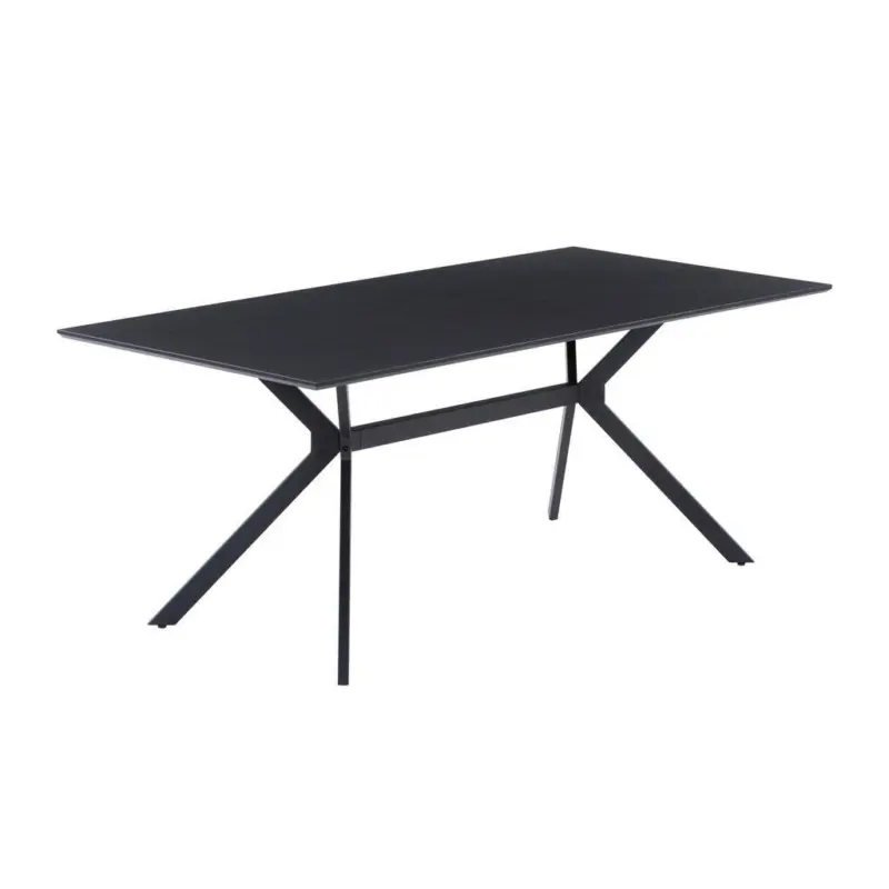 Esstisch Schwarz, Dunkelgrau L: 180cm