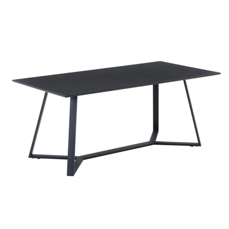 Esstisch Schwarz, Dunkelgrau L: 180cm