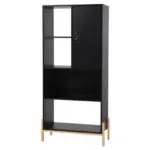 M&ouml;belix Regal Schwarz B: 72,5cm