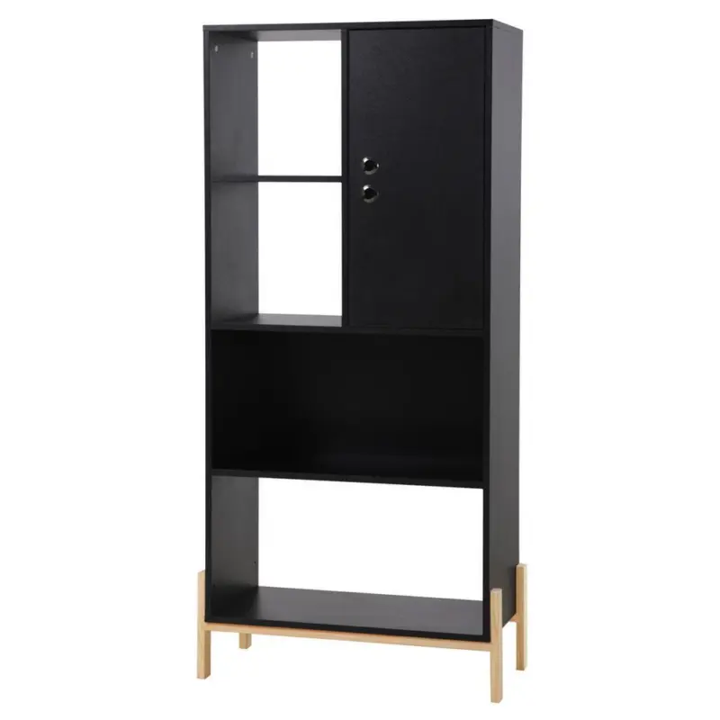 Regal Schwarz B: 72,5cm