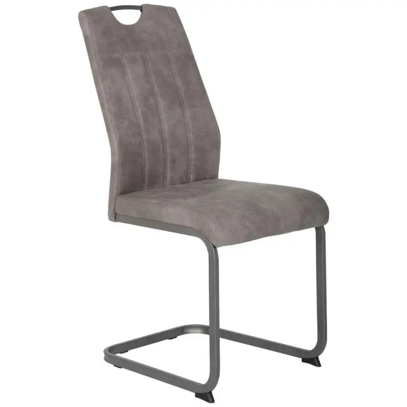 Schwingstuhl Christina II S Bezug Vintage Grau, B: 43 cm