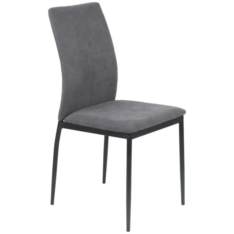 Vierfu&szlig;stuhl Gitti Webstoff Anthrazit B: 40 cm