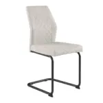 M&ouml;belix Schwingstuhl Nina Velours beige, B: 49 cm