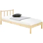 M&ouml;belix Massivholzbett Maren ohne Lattenrost,90x200cm Natur