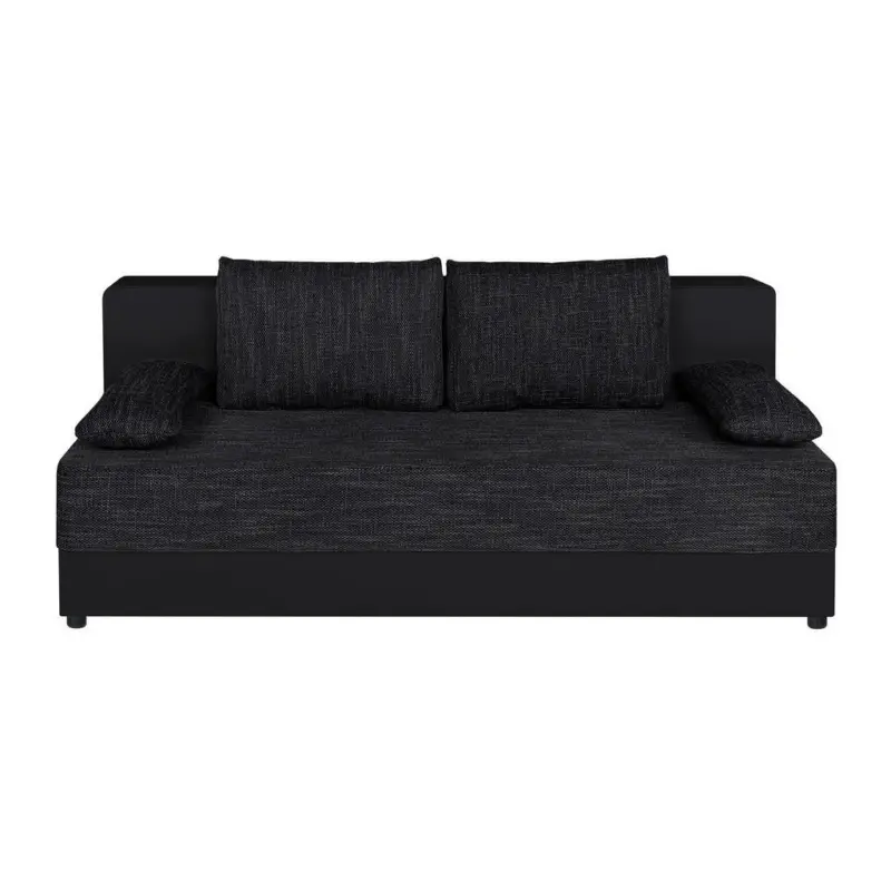 SCHLAFSOFA Lucy Schwarz B: 200 cm