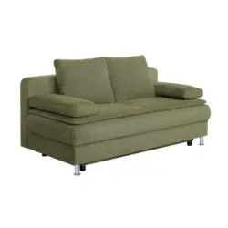2-Sitzer-Sofa mit Schlaffunktion Ken Olivgr&uuml;n