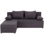 M&ouml;belix Ecksofa mit Schlaffunktion Jon Grau 195x147 cm