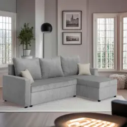 ECKSOFA Star Taupe S: 228x147 cm