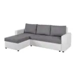 M&ouml;belix ECKSOFA Hit Grau, Wei&szlig; S: 147x228 cm